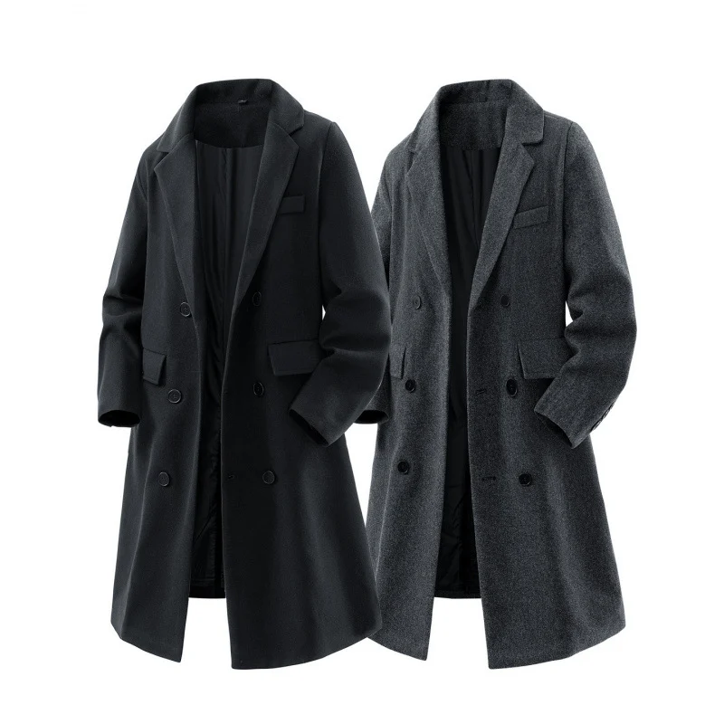 Autumnwinter German-style Wool Coat For Men — image 5