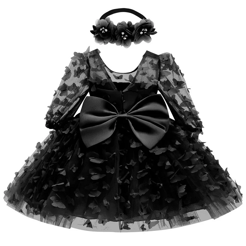 Baby And Toddler Mid-sleeve Dress Childrens Formal Gown — image 5