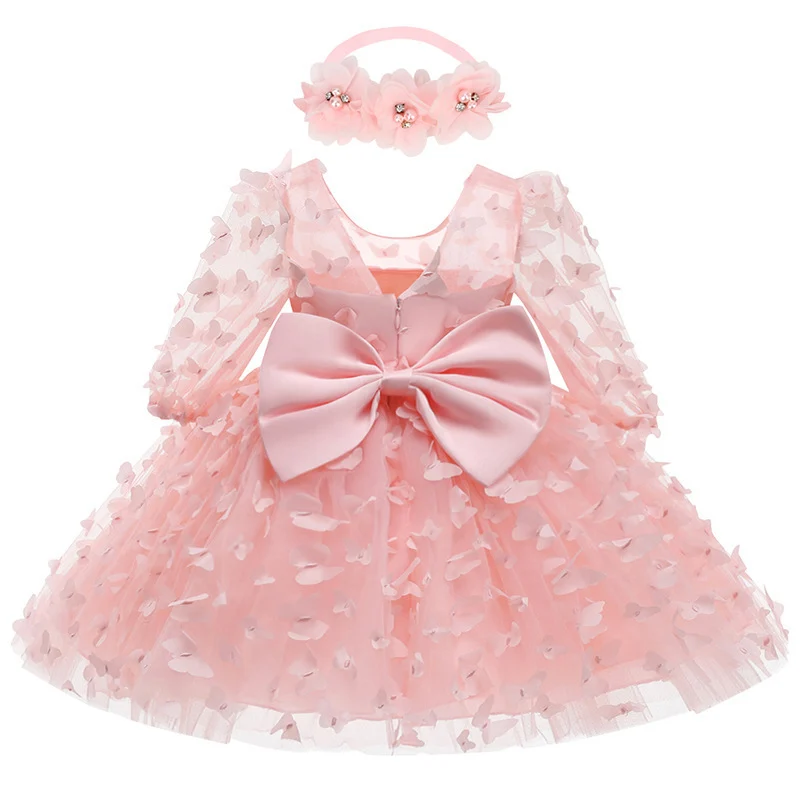 Baby And Toddler Mid-sleeve Dress Childrens Formal Gown — image 2