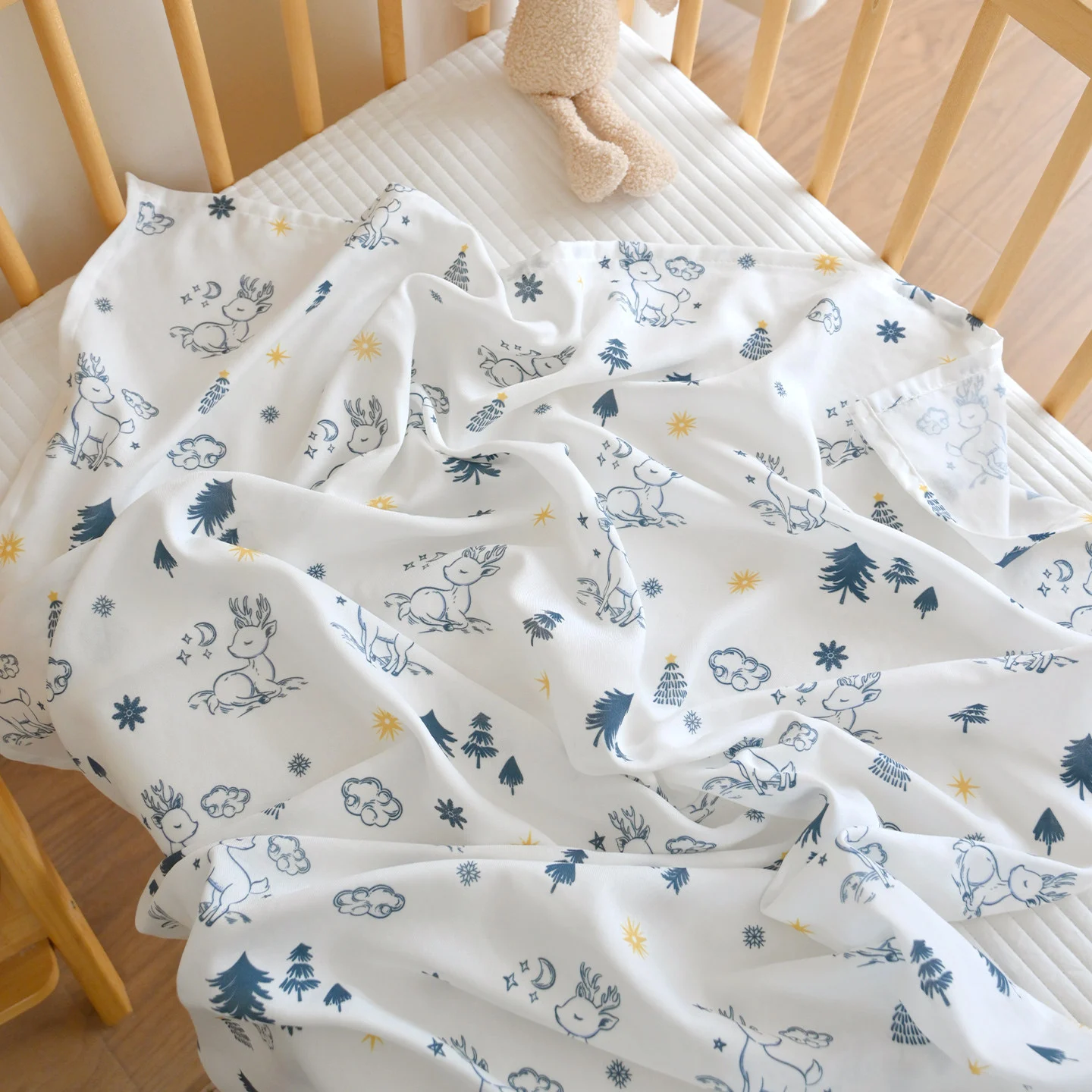 Baby Bamboo-fiber Sweat-absorbent And Breathable Sleeping Sheet — image 3