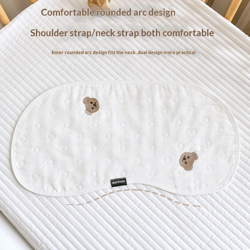 Baby Burp Cloth Shoulder Towel Gauze Pillow And Bib — image 2