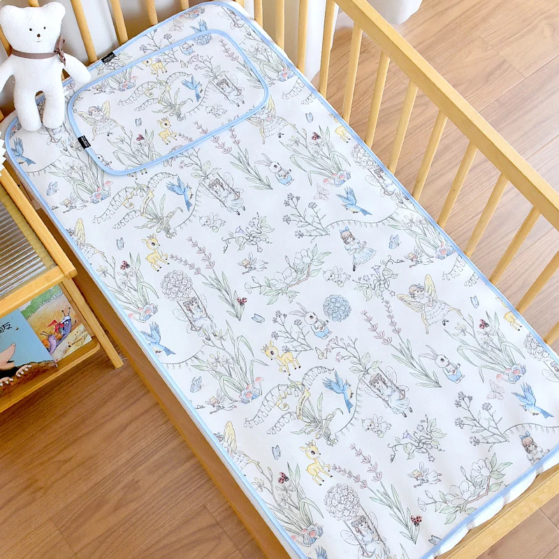 Baby Cooling Tencel Bed Sheet Soft Mat — image 4
