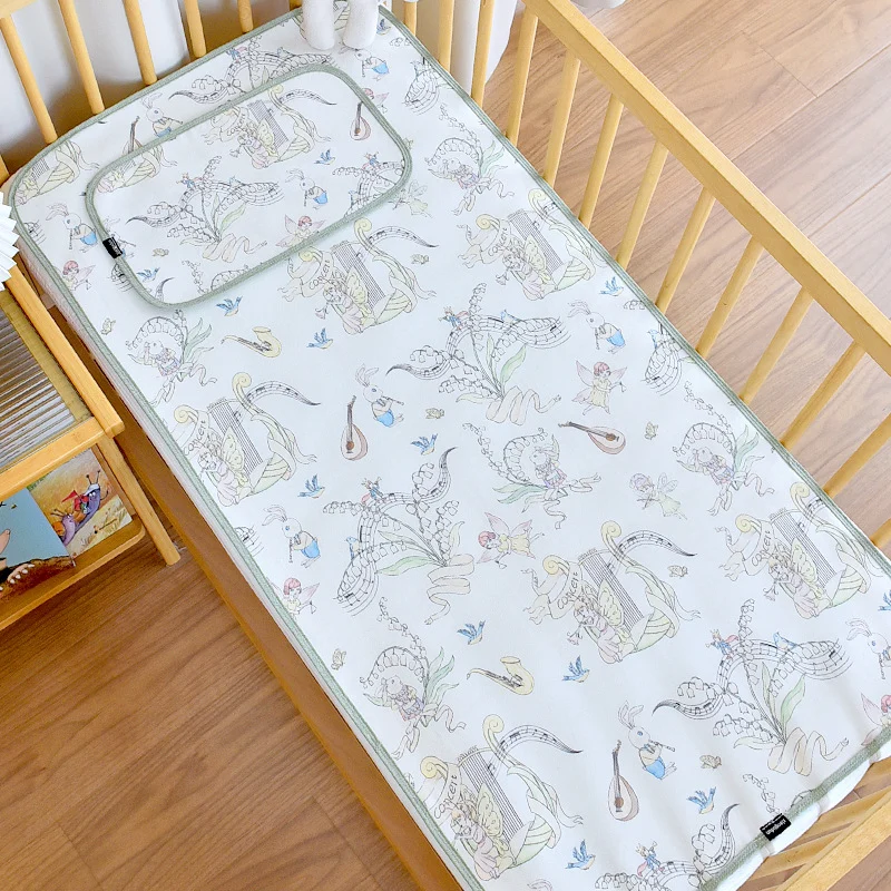 Baby Cooling Tencel Bed Sheet Soft Mat — image 2
