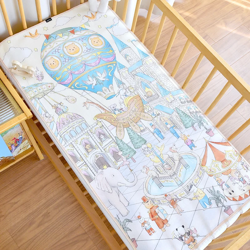 Baby Cooling Tencel Bed Sheet Soft Mat — image 7