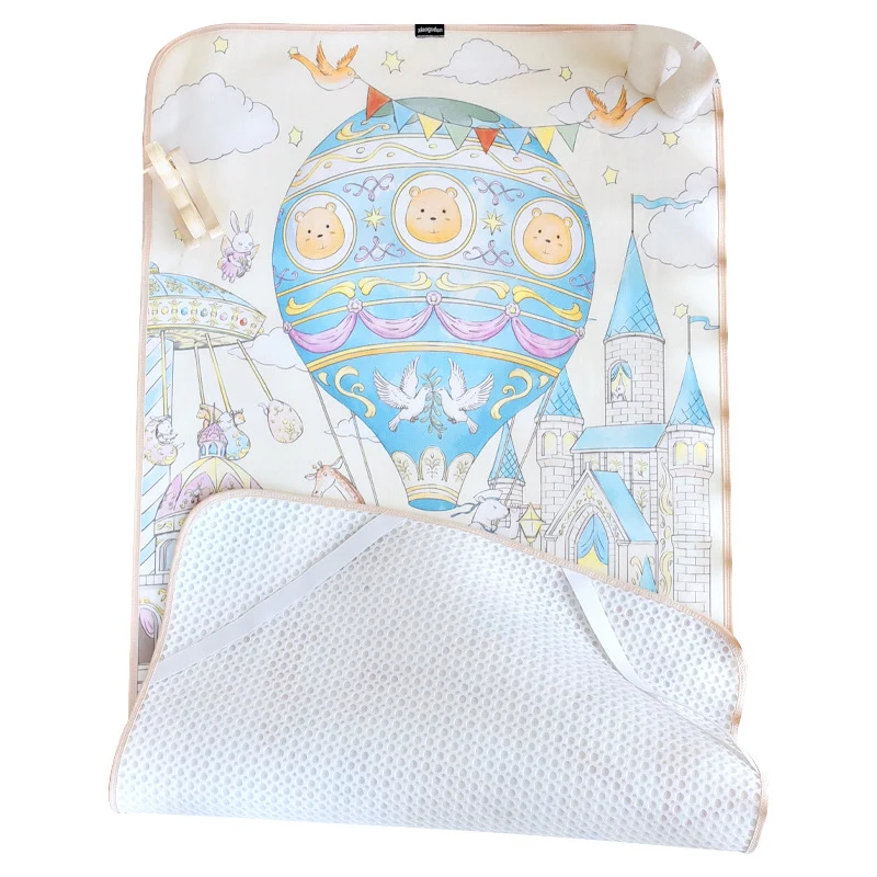 Baby Cooling Tencel Bed Sheet Soft Mat — image 3