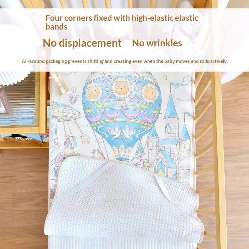 Baby Cooling Tencel Bed Sheet Soft Mat — image 5