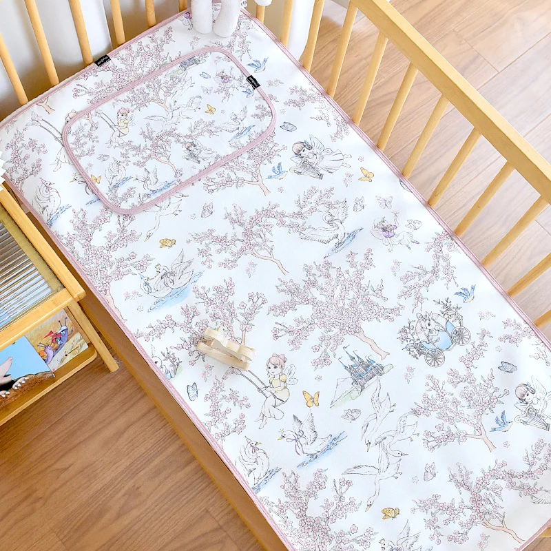 Baby Cooling Tencel Bed Sheet Soft Mat — image 9