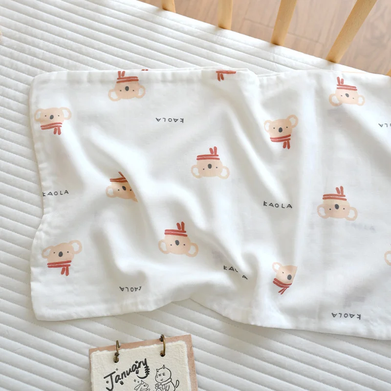 Baby Double-layer Gauze Bamboo Fiber Cooling Sweat-absorbing And Breathable Pillowcase — image 9