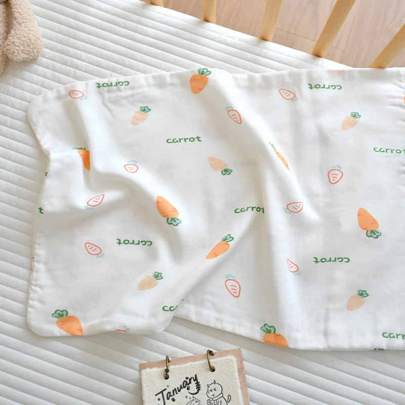 Baby Double-layer Gauze Bamboo Fiber Cooling Sweat-absorbing And Breathable Pillowcase — image 7