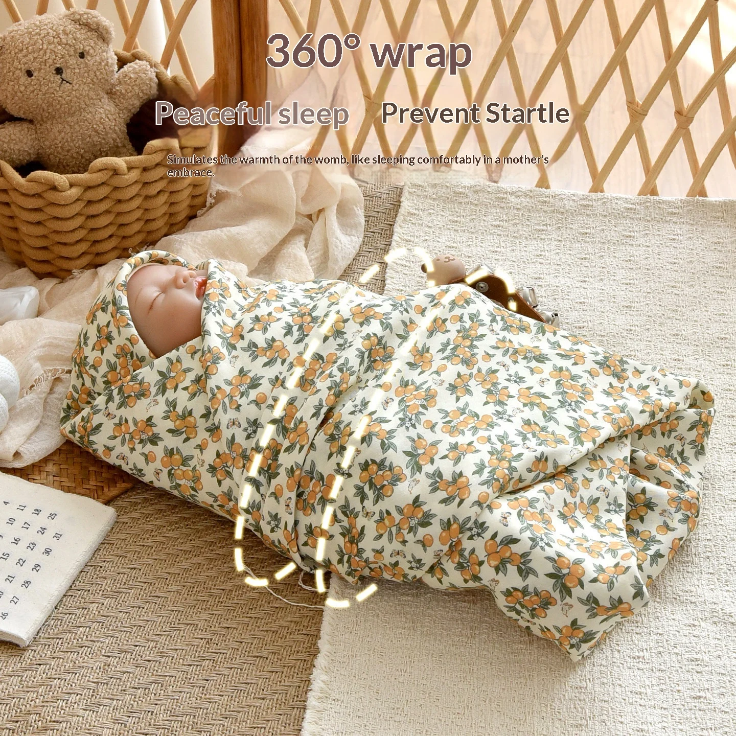 Baby Double-layer Gauze Summer Thin Bamboo Swaddle For Children — image 6