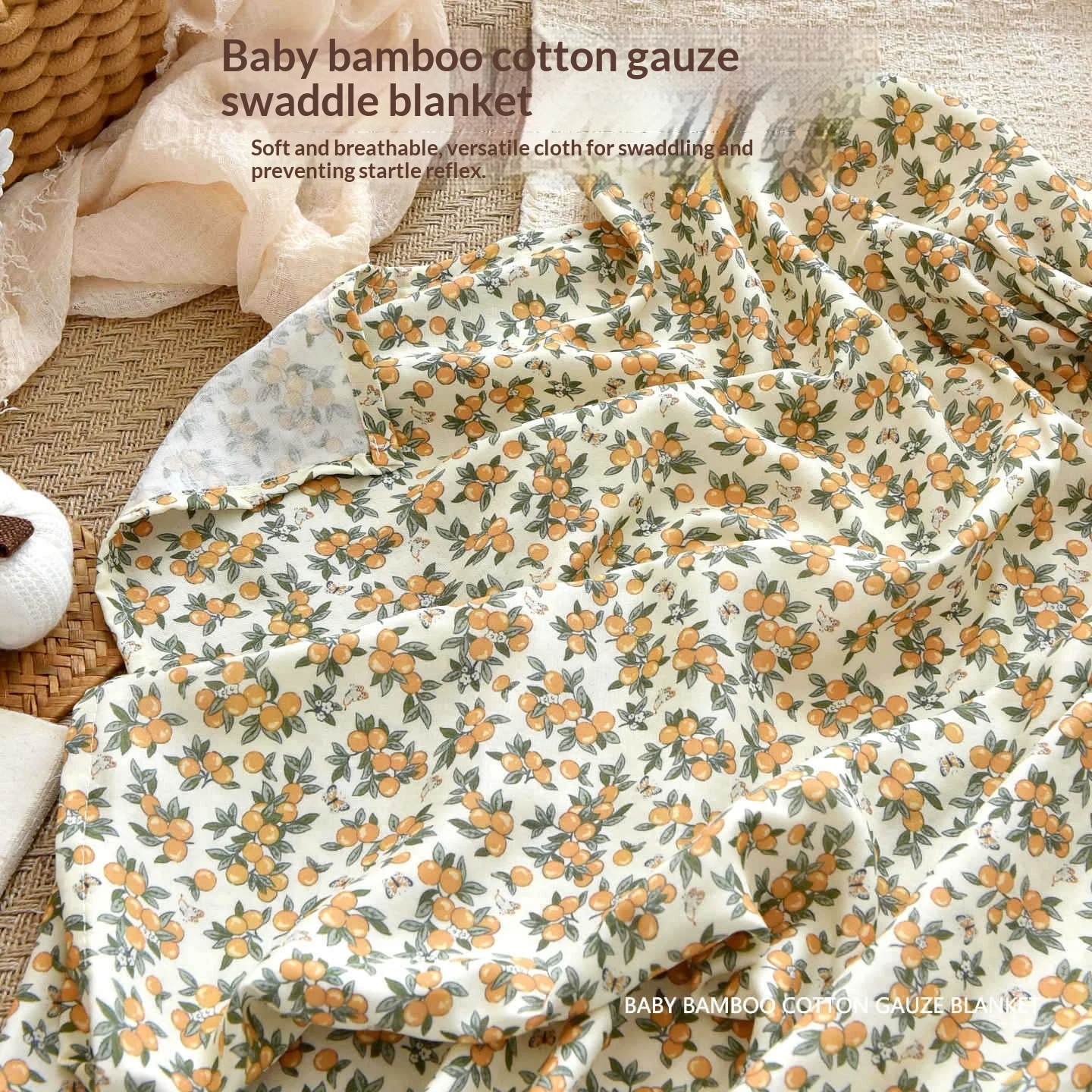 Baby Double-layer Gauze Summer Thin Bamboo Swaddle For Children — image 8