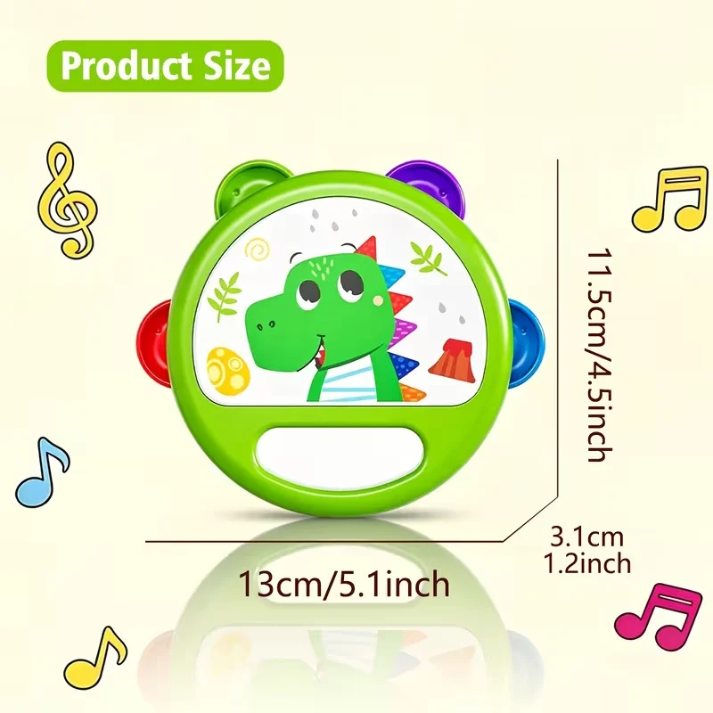 Baby Early Education Brain-training Hand-clapping Drum Toy For Infants — image 5