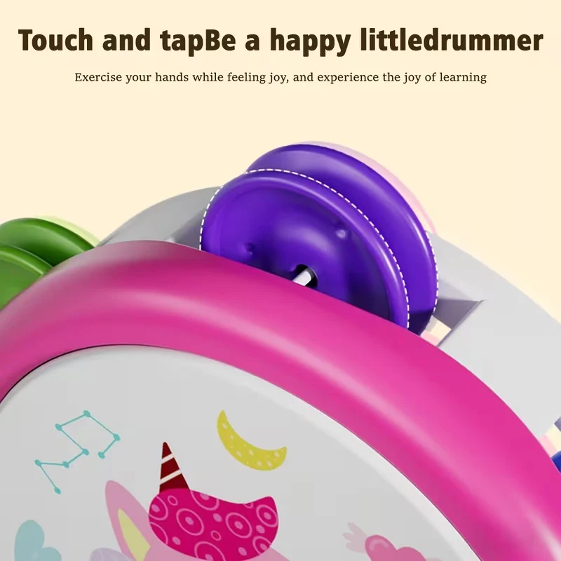 Baby Early Education Brain-training Hand-clapping Drum Toy For Infants — image 4