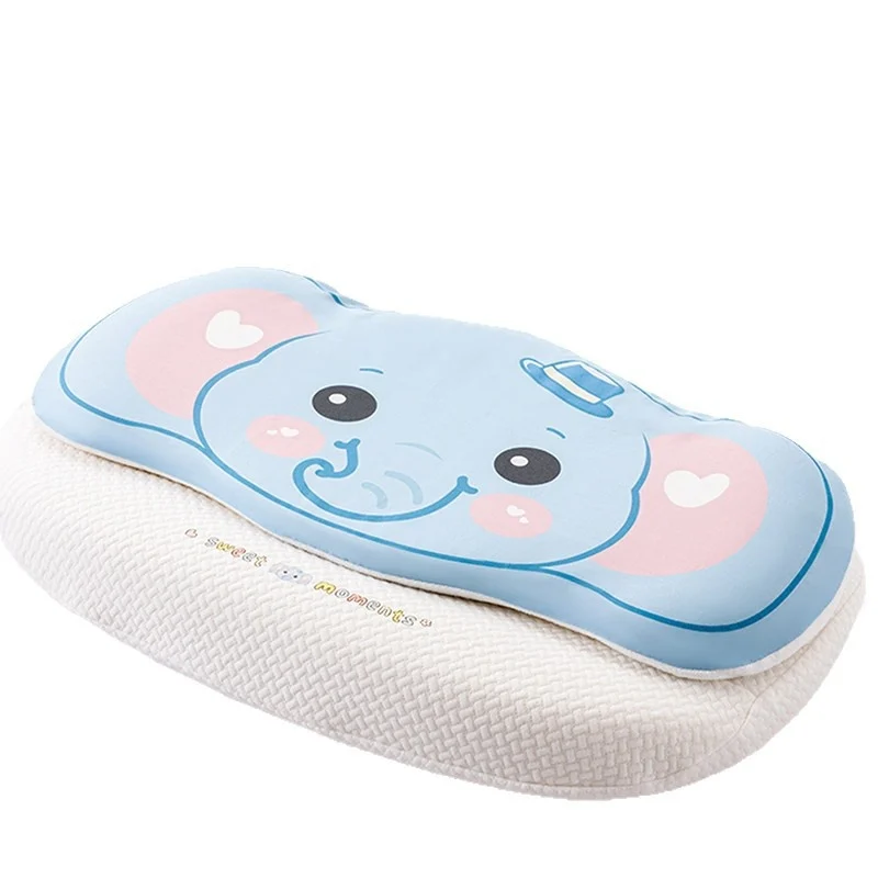 Baby Elephant 2-in-1 Memory Foam Childrens Pillow Class A Core — image 2
