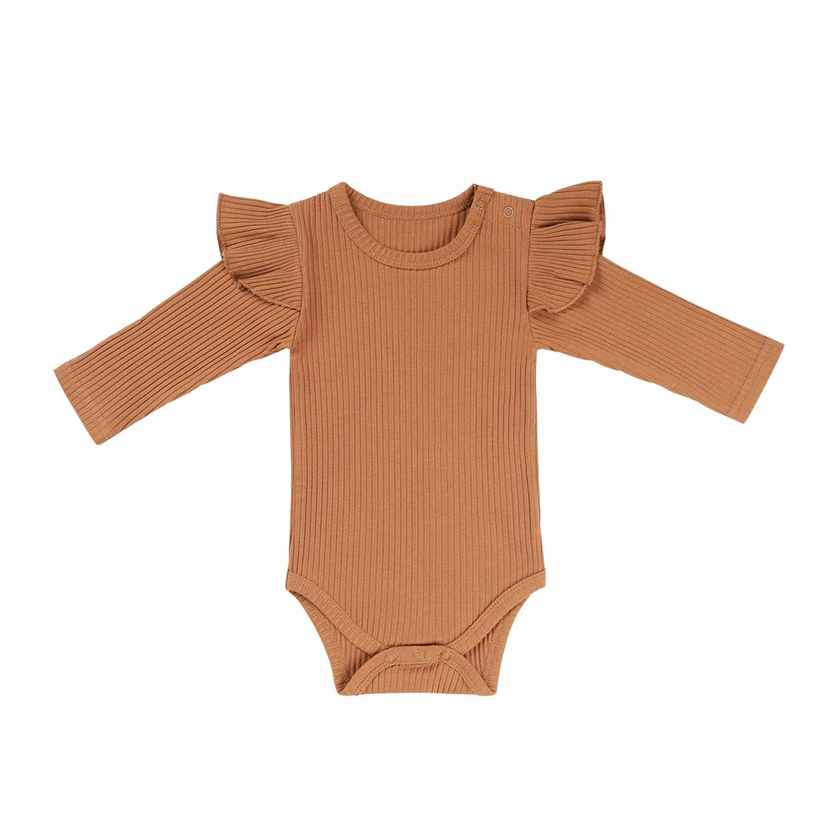 Baby Fashion Solid Color Thick Onesie — image 4
