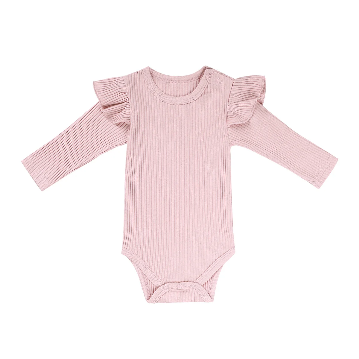 Baby Fashion Solid Color Thick Onesie — image 9