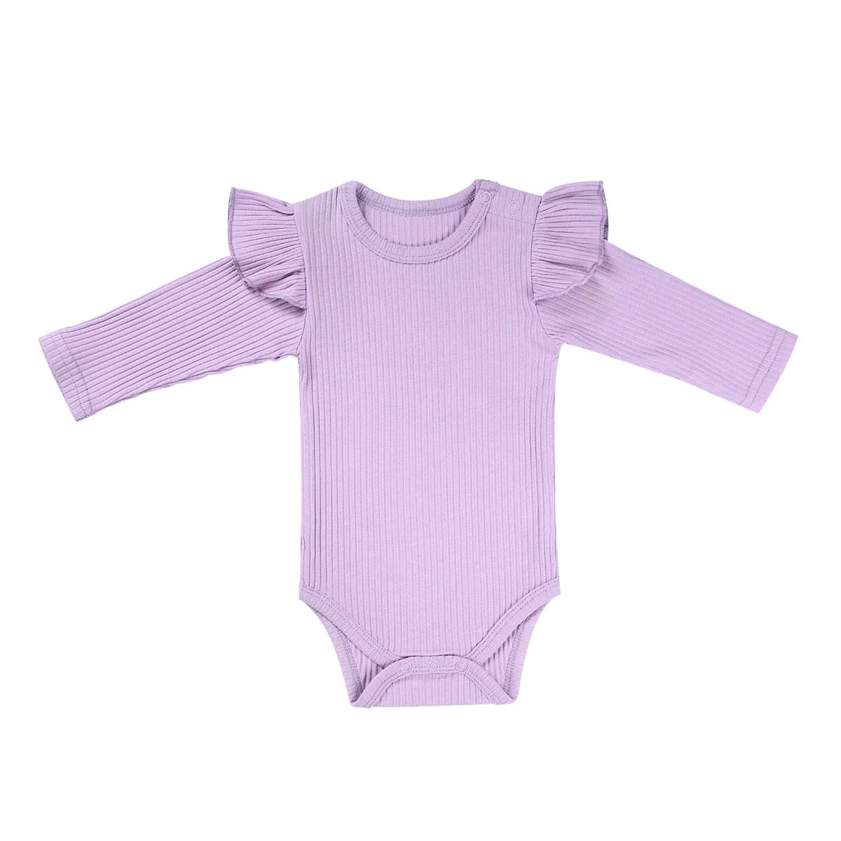 Baby Fashion Solid Color Thick Onesie — image 2