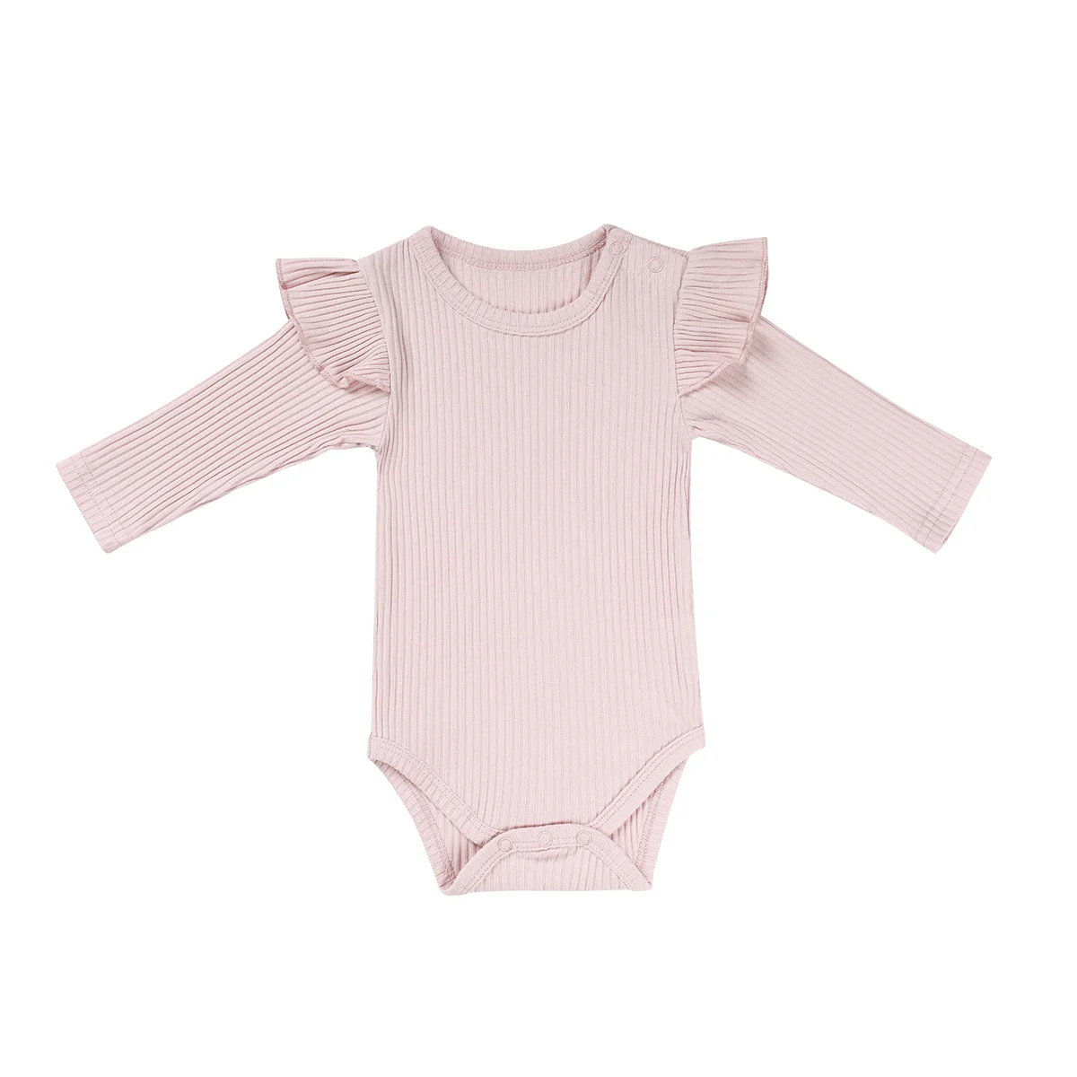 Baby Fashion Solid Color Thick Onesie — image 6