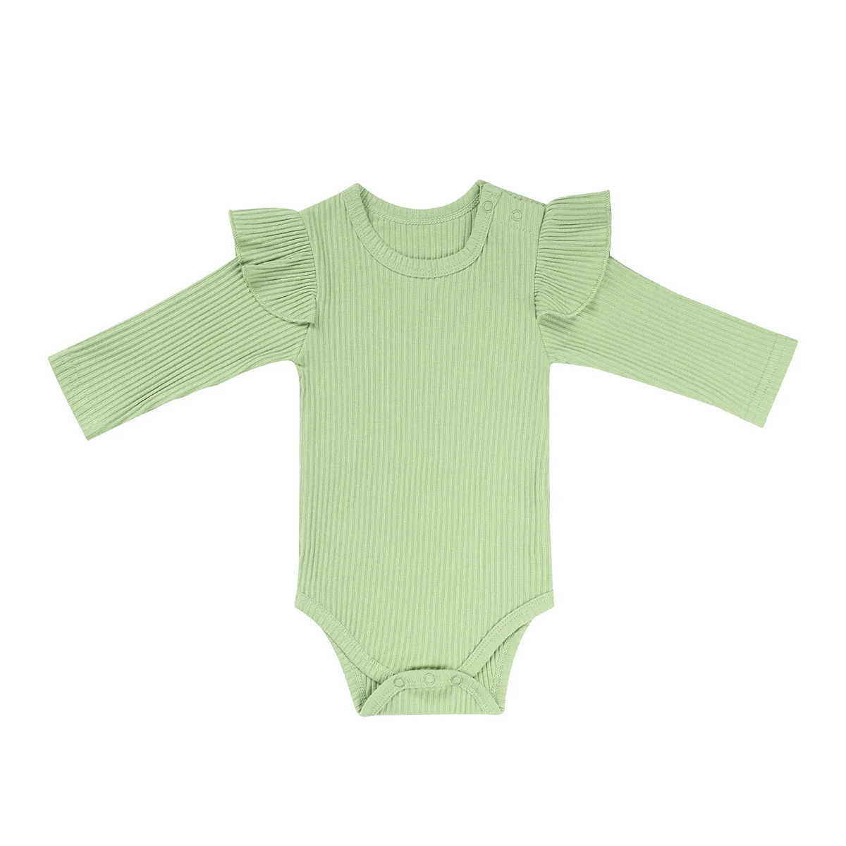 Baby Fashion Solid Color Thick Onesie — image 8