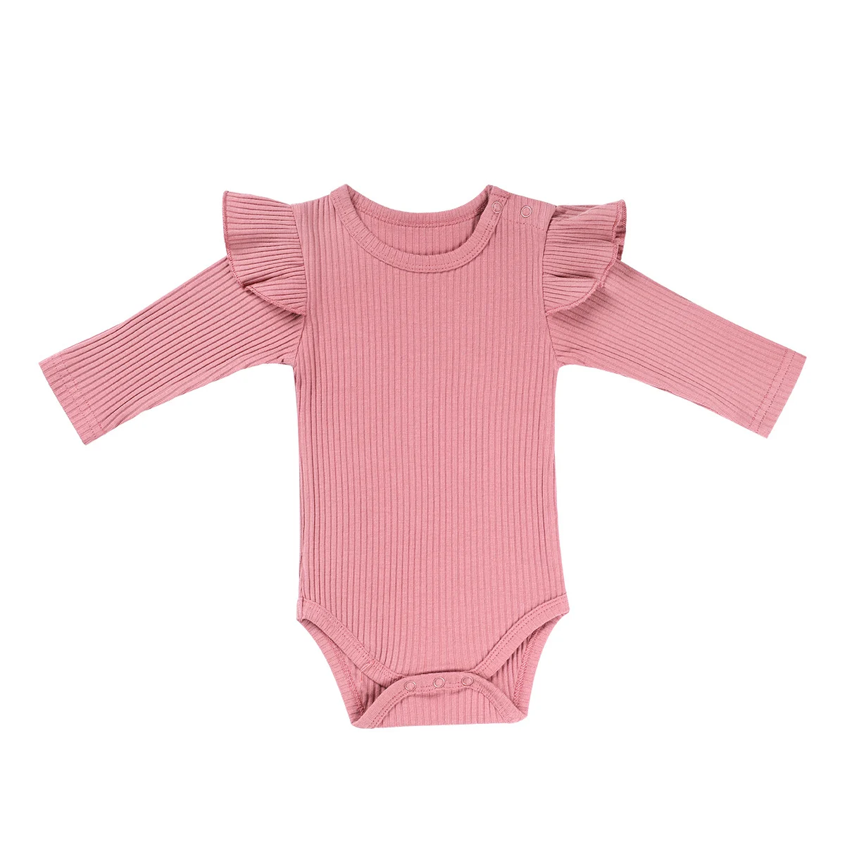 Baby Fashion Solid Color Thick Onesie — image 10
