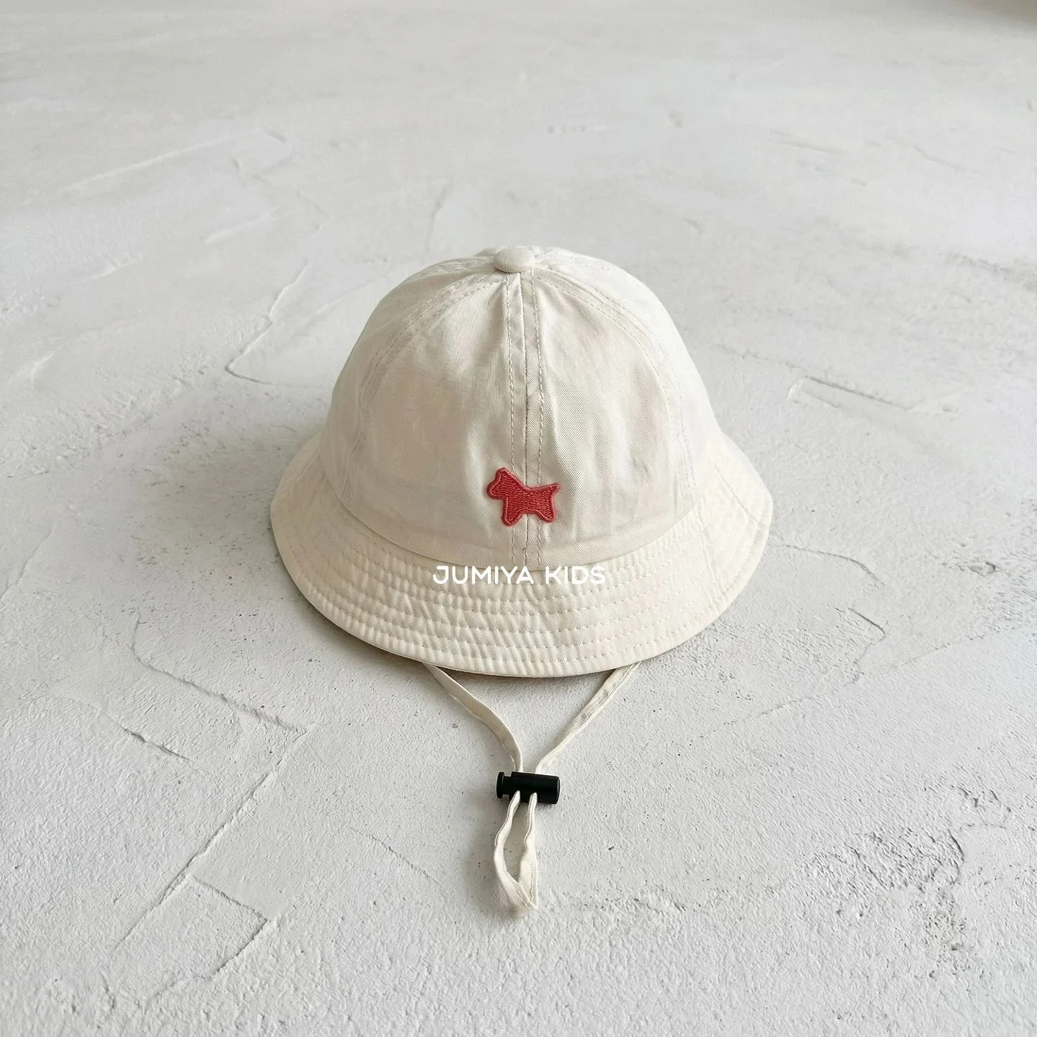 Baby Fisherman Hat With Small Spade Embroidery For Sun Protection — image 2