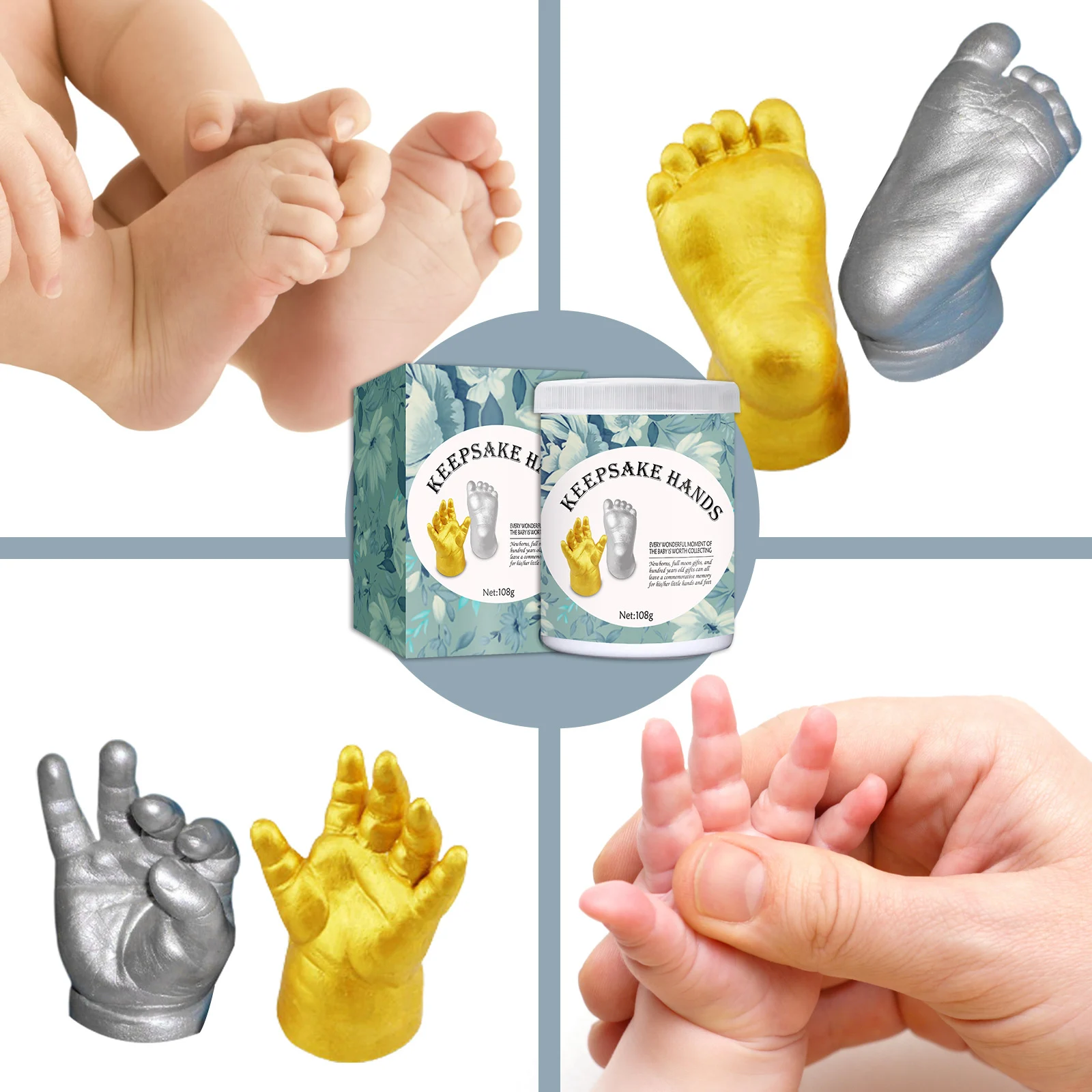 Baby Hand Model Powder Set 1box — image 4