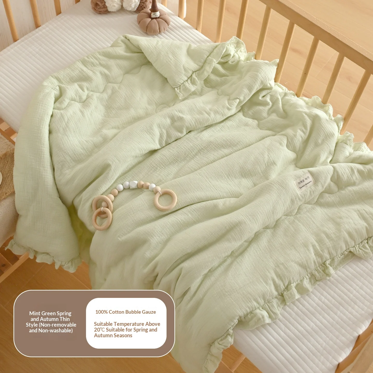 Baby Pure Cotton Air-conditioning Quilt Thickened For Naptime — image 9