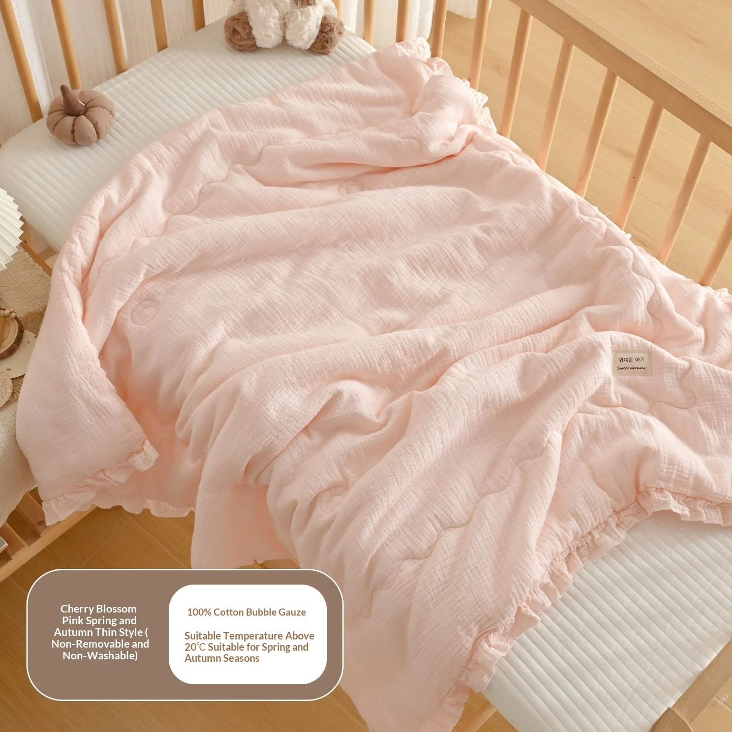 Baby Pure Cotton Air-conditioning Quilt Thickened For Naptime — image 7