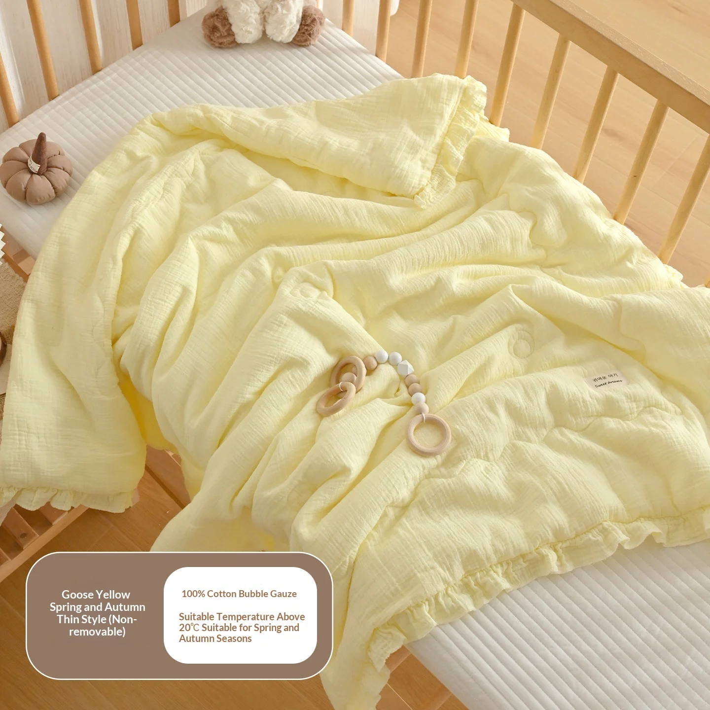 Baby Pure Cotton Air-conditioning Quilt Thickened For Naptime — image 4