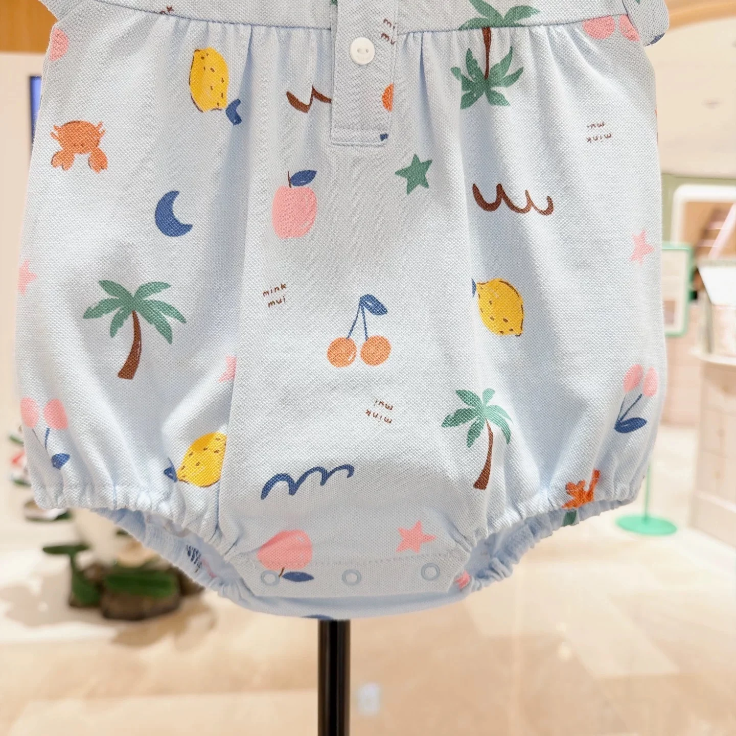 Baby's Refreshing Pure Cotton One-piece Romper — image 2