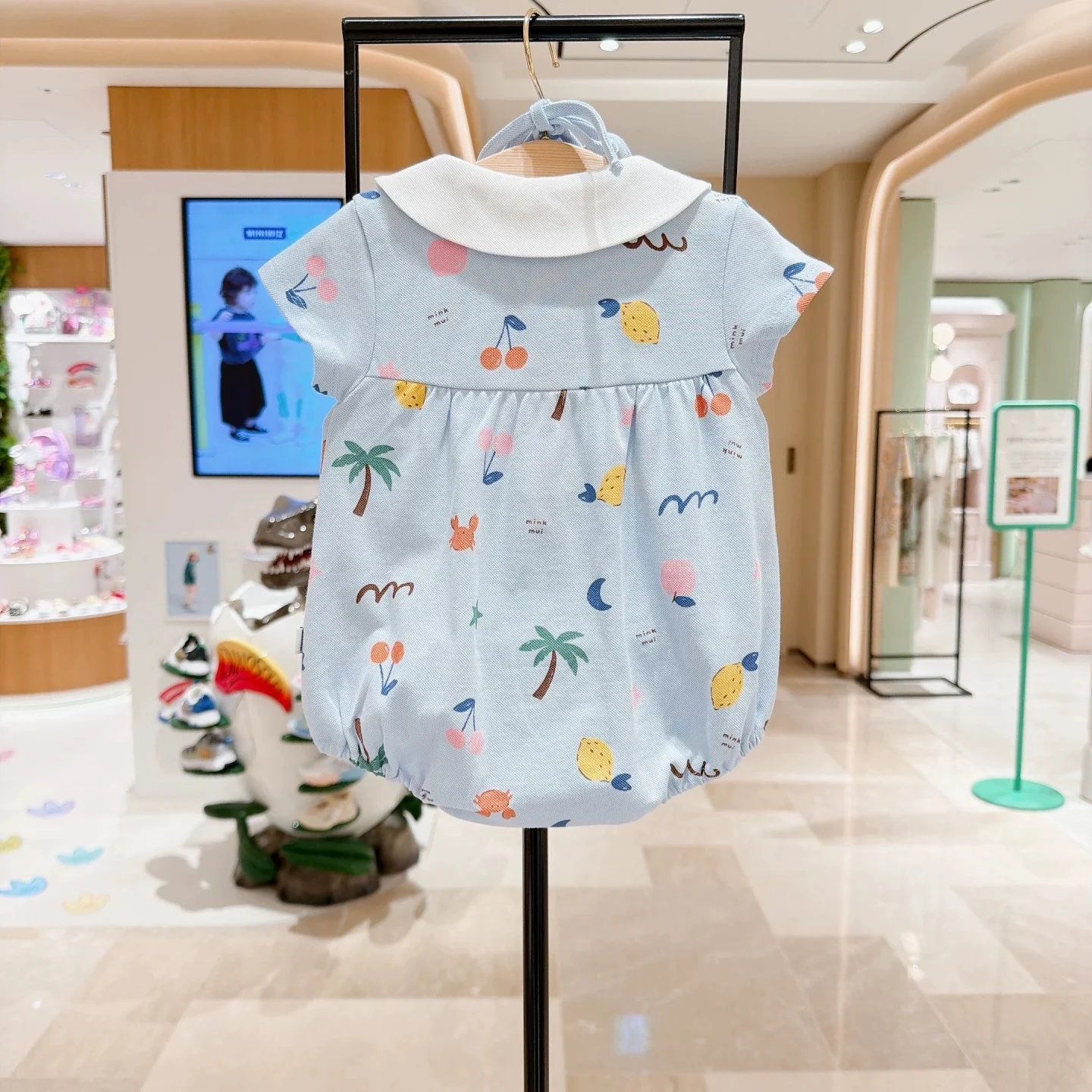 Baby's Refreshing Pure Cotton One-piece Romper — image 3