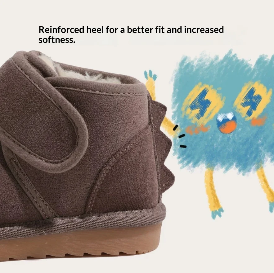 Baby Snow Boots Northeastern Style With Fleece Lining For Winter — image 3