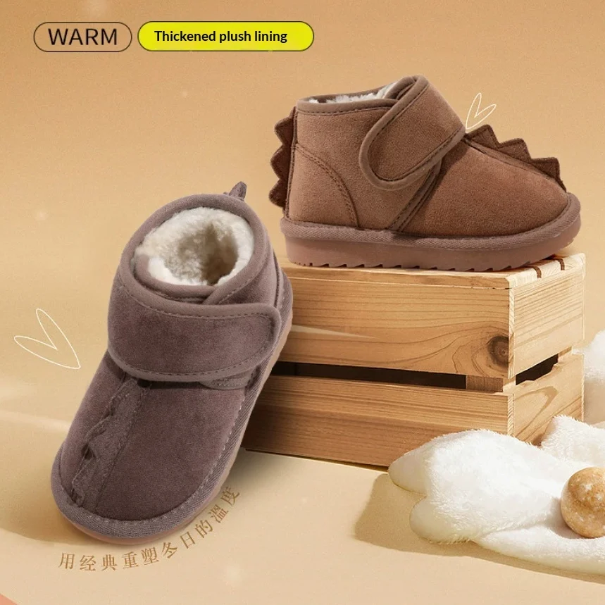 Baby Snow Boots Northeastern Style With Fleece Lining For Winter — image 4