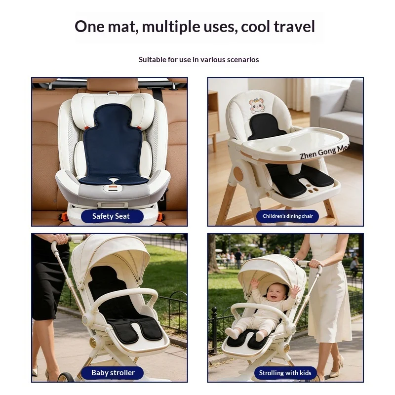 Baby Stroller Ice Pad Gel Physical Cooling Cool Mat — image 2