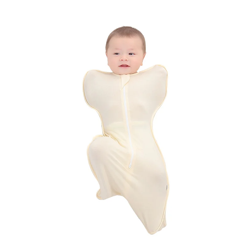 Baby Swaddle Sleeping Bag, Bamboo Fiber, Summer, Surrender-style, Anti-startle — image 5