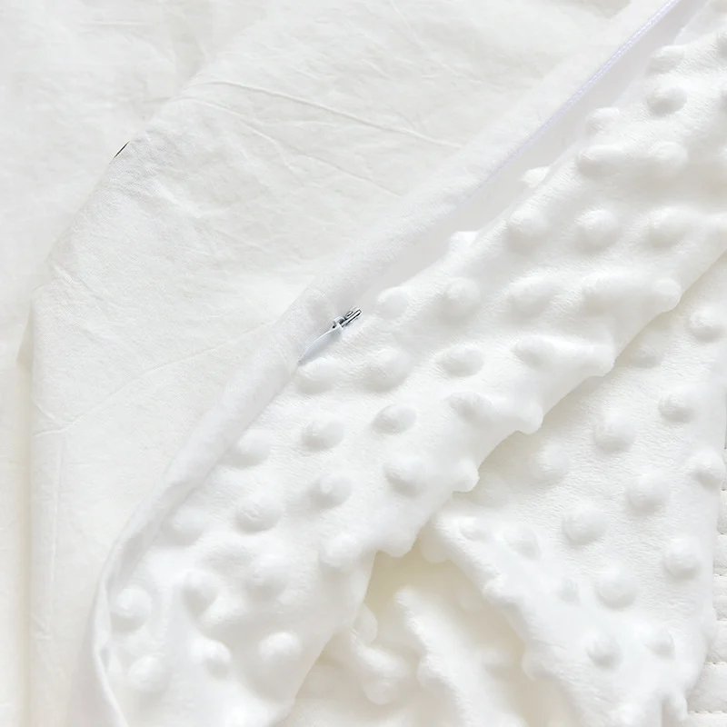 Baby Water-washed Cotton Embroidered Bean-pattern Duvet Cover — image 1