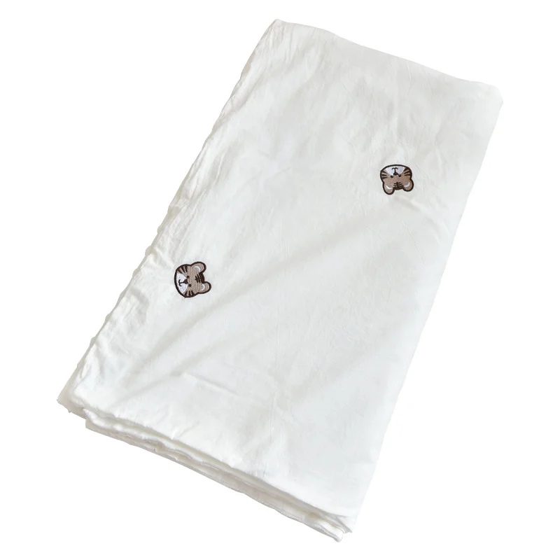 Baby Water-washed Cotton Embroidered Bean-pattern Duvet Cover — image 6