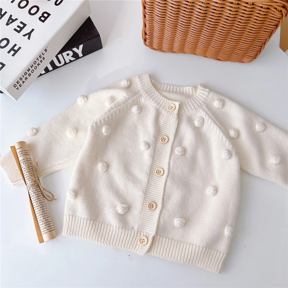 Baby Wool Cardigan Spring Romper And Coat Set — image 8