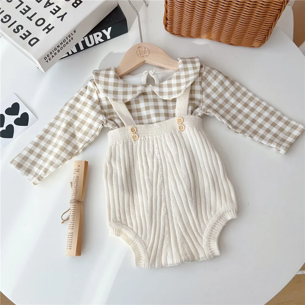 Baby Wool Cardigan Spring Romper And Coat Set — image 4