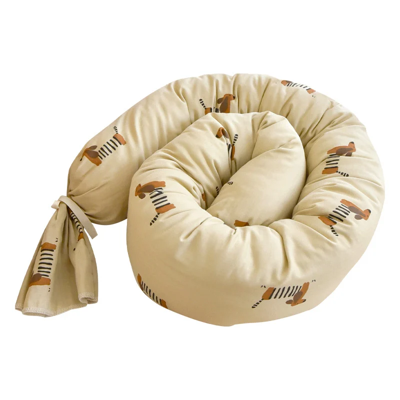 Babys Soft Cotton Gauze Bumper Pad Side-sleeping Pillow And Bed Backrest Cushion — image 7