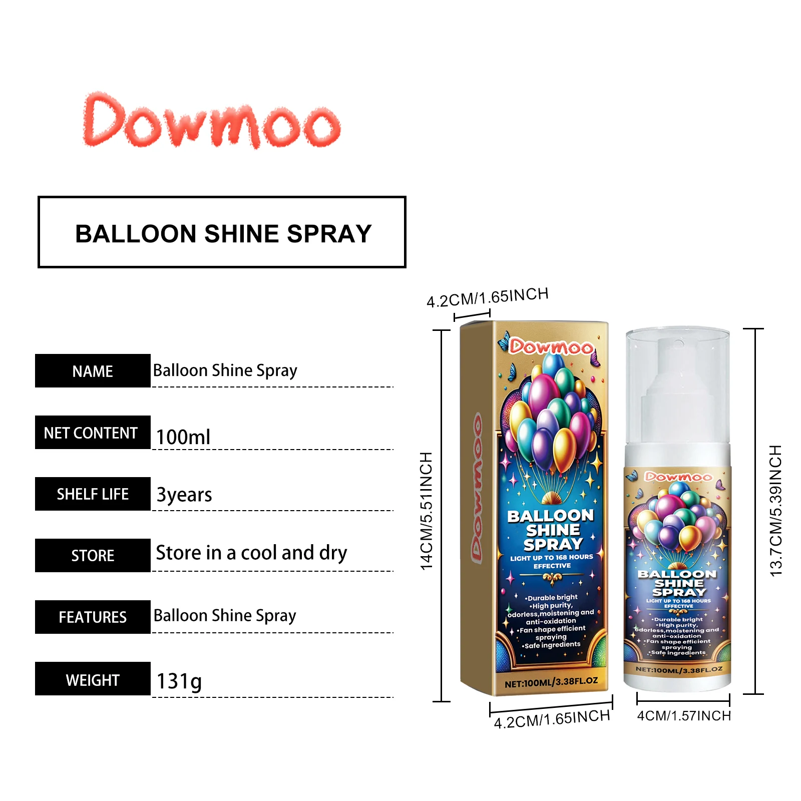Balloon Antioxidant Gloss Spray 1 00ml 1box — image 3