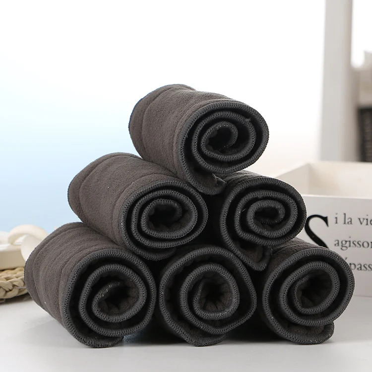 Bamboo Charcoal Fiber Washable Diaper Changing Pad For Babies And Toddlers — image 4