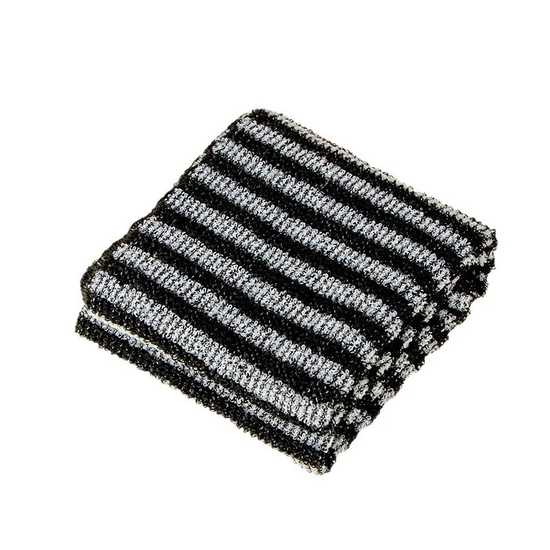 Bath Bar Back-scrubbing Strip Mens Dirt-removing Scrubber Long Black And White Striped — image 4
