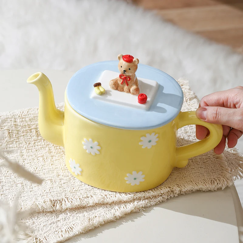 Bear-themed Ceramic Coffee Set Household Tea Cup And Saucer — image 6