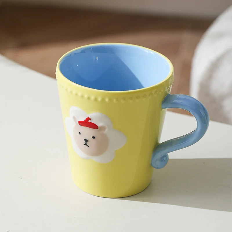 Bear-themed Ceramic Coffee Set Household Tea Cup And Saucer — variant image