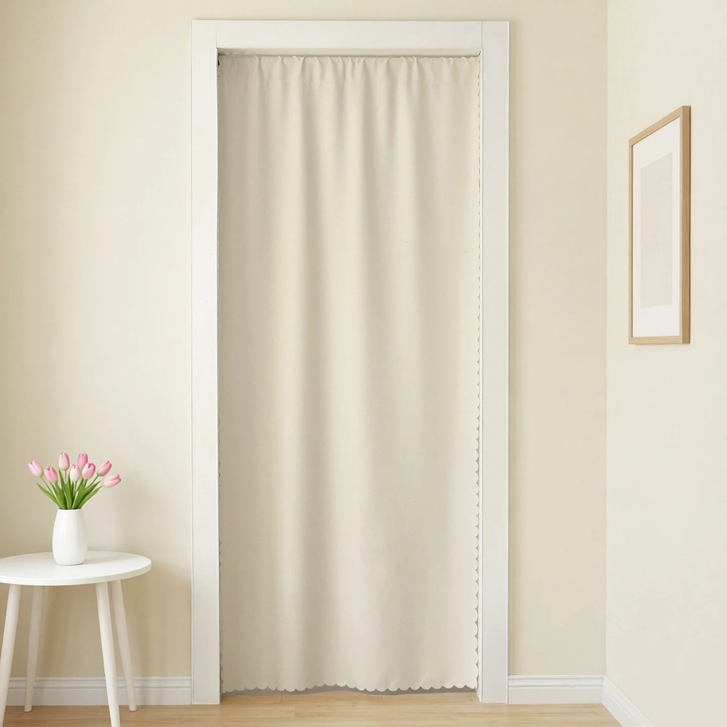 Bedroom Home Hanging Curtain Solid-color Fabric — image 4