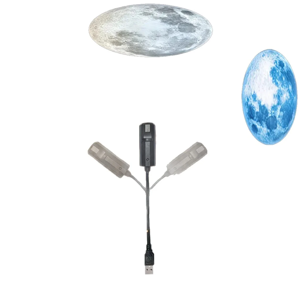 Bedroom Starry Moon Projection Small Night Lamp — image 5