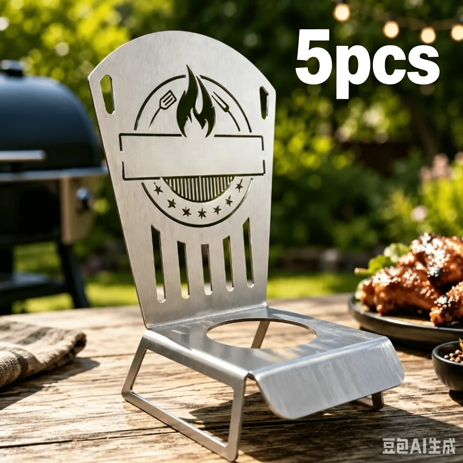 Beer Canned Chicken Chair Practical And Portable — image 4