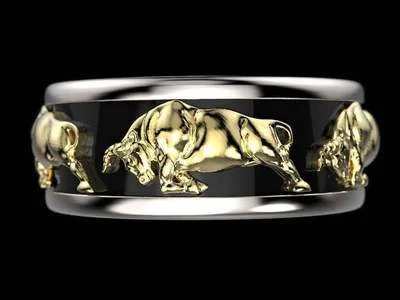 Best-selling God Ox Ring Two-tone — image 5