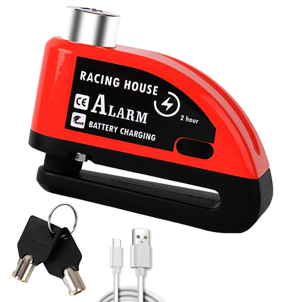 Bicycle Disc Brake Lock Portable Anti-theft Alarm Electric Car Safety — image 4